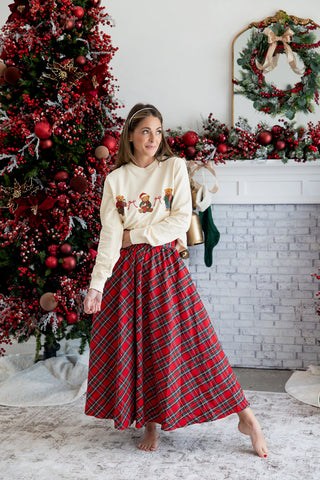 Christmas Tartan Women's Skirt
