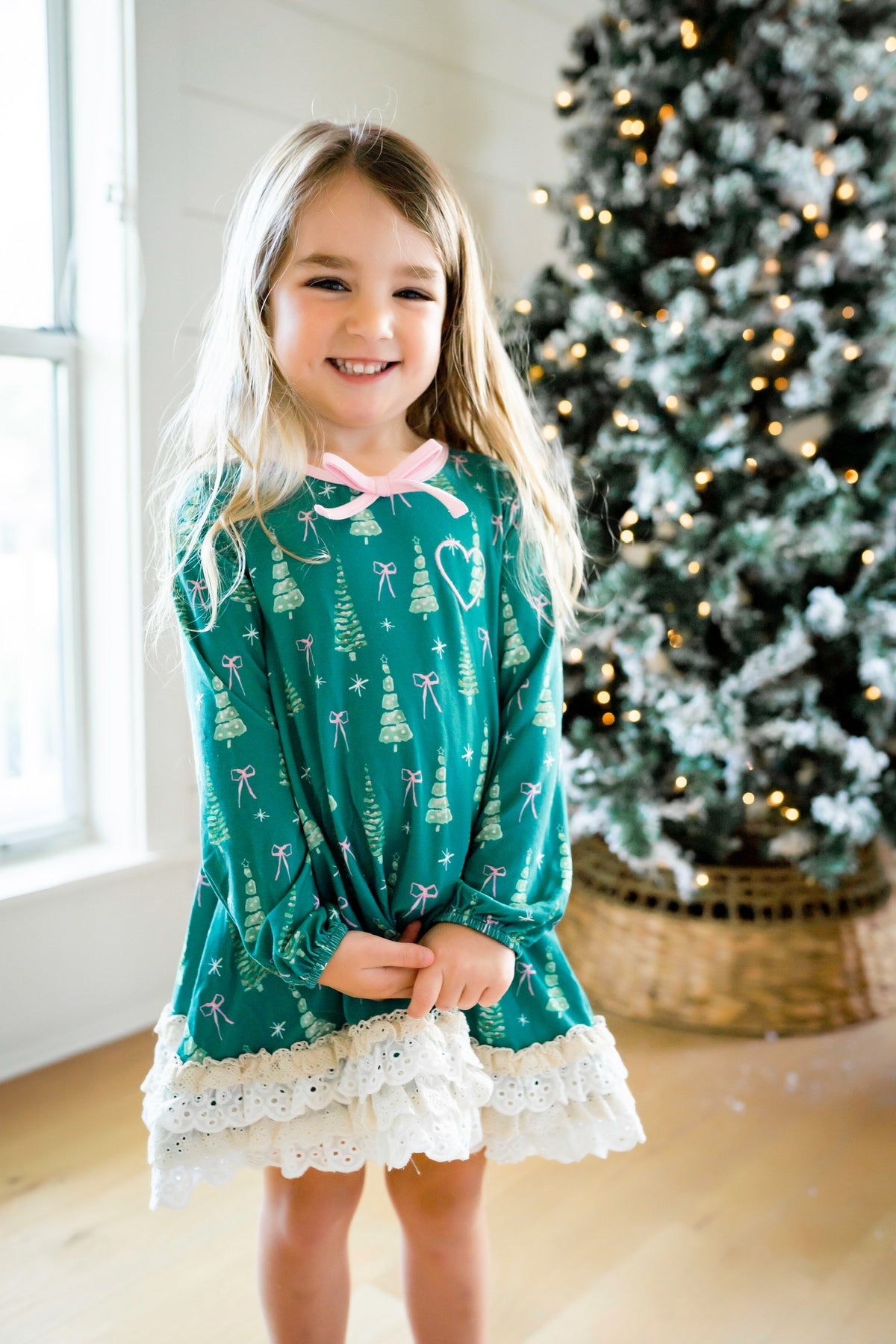 *PREORDER* Trim the Tree Gown and Bloomer Set