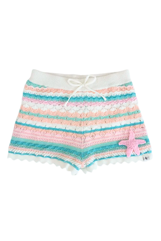 Seashore Stripe Knit Shorts