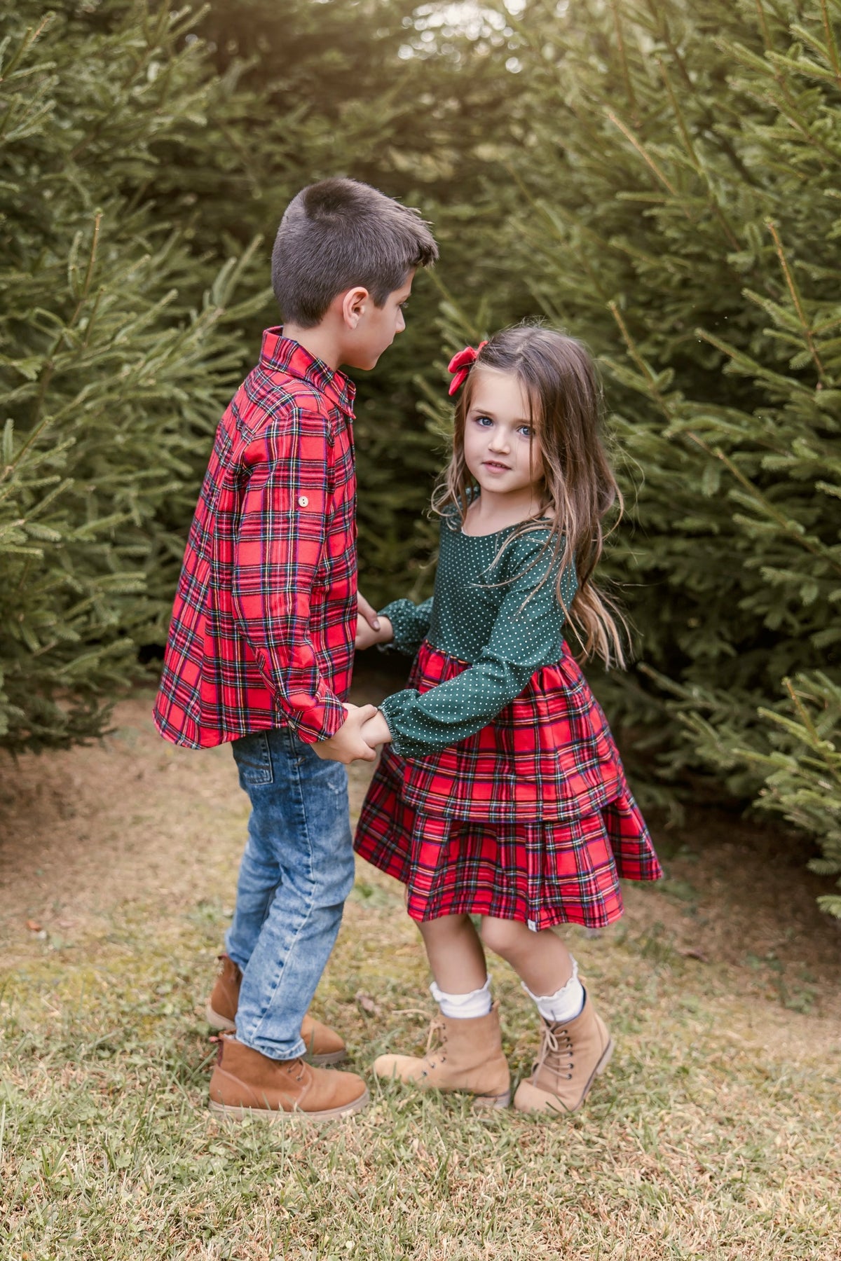 Merry Little Plaid Dress