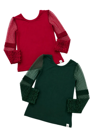 *PREORDER* Christmas Lace Layering Shirt Bundle