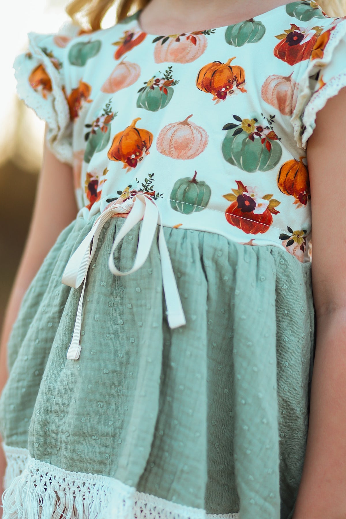 Pretty as a Pumpkin Vintage Tunic Set