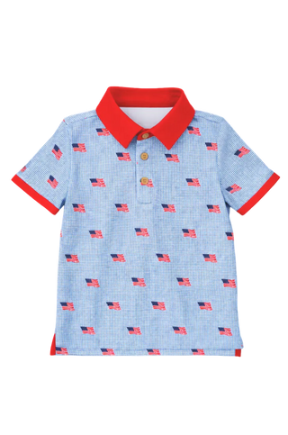 Heritage Flag Athletic Polo