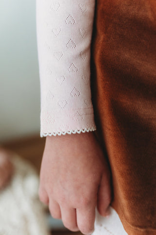 Bonnie Belle Pointelle Layering Shirt