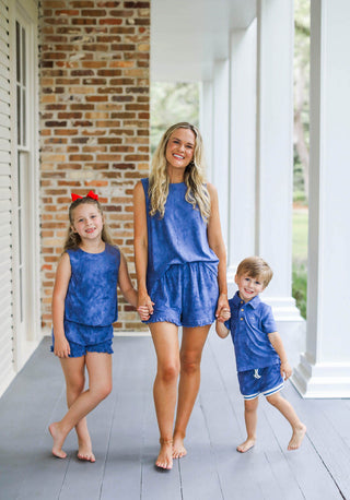 Women's Lucy Terry Set ~ Navy