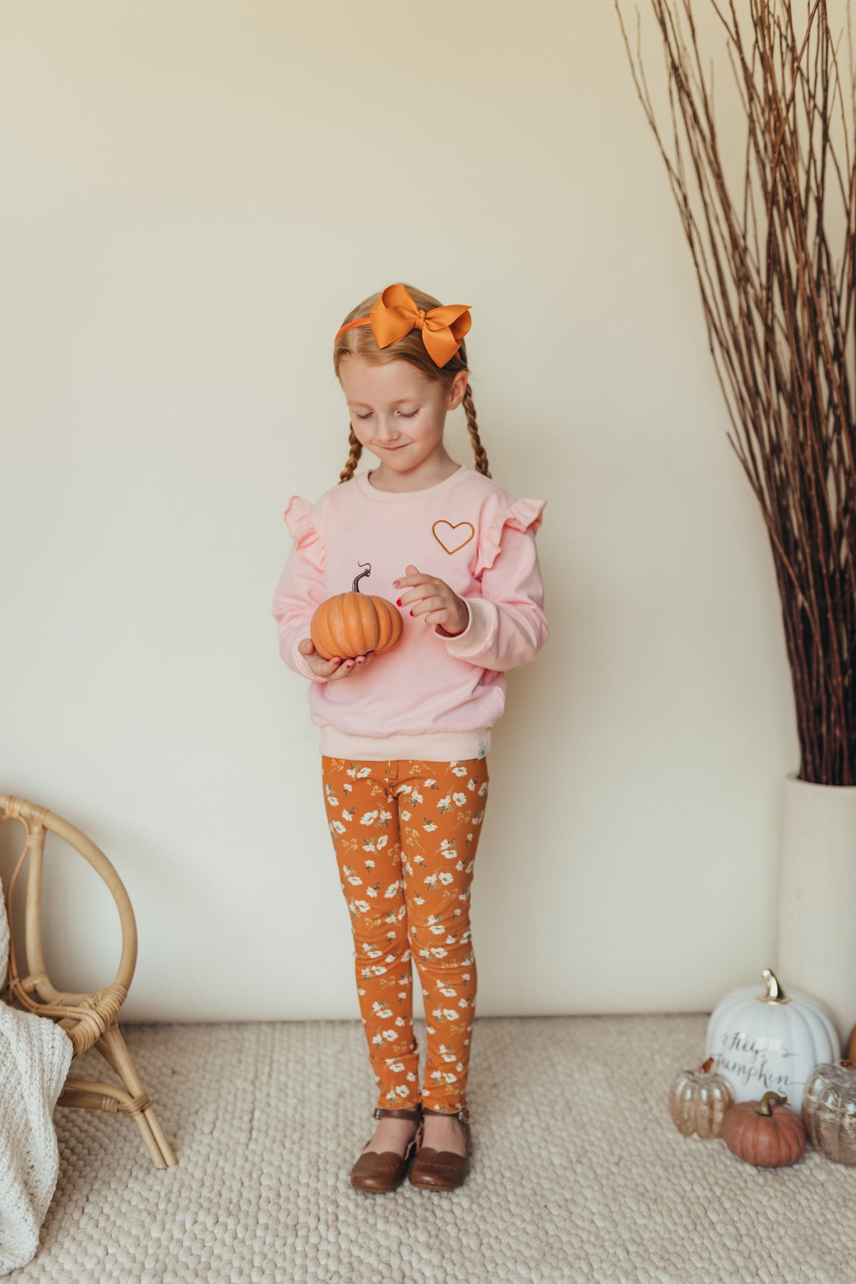 Pumpkin Spice Sweatshirt Set