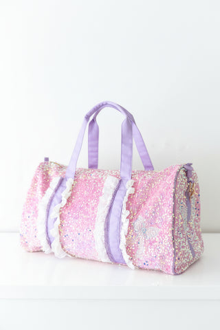 *PREORDER* Bow Sequin Duffle bag and Toiletry Bag Bundle