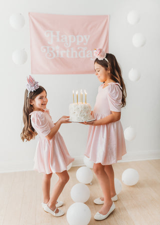 Taffeta Bubble Dress ~ Pink