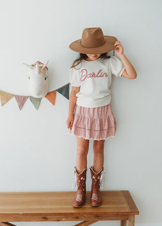 Blushing Briar Skort