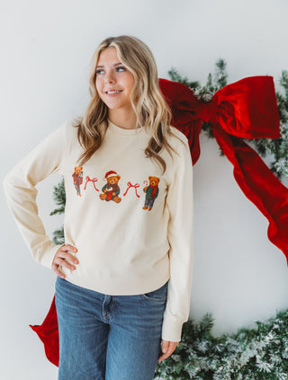 Women's Teddy's Tidings Sweatshirt