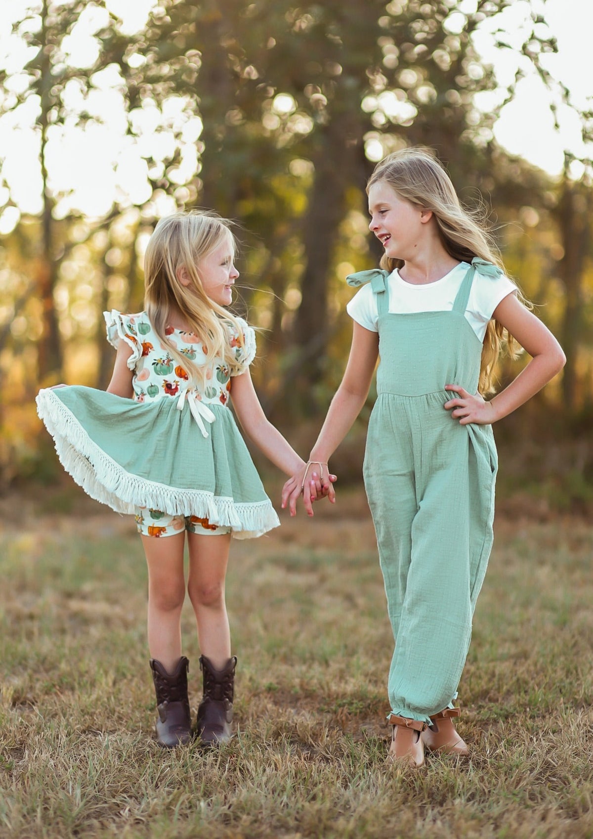 Pretty as a Pumpkin Vintage Tunic Set