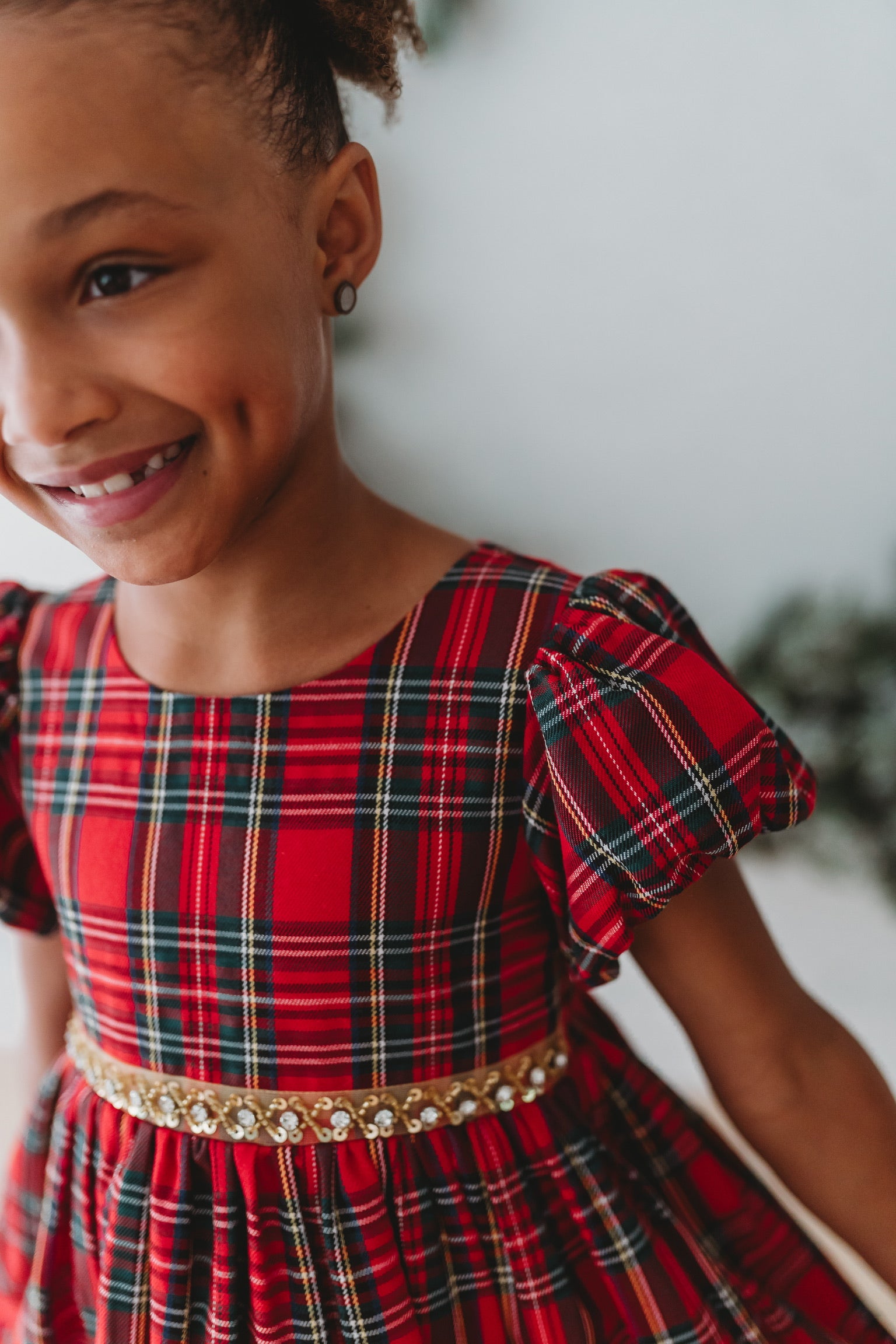 christmas tartan plaid dress All I Want Red Tartan Plaid Midi Dress, Medium - The Mint Julep Boutique