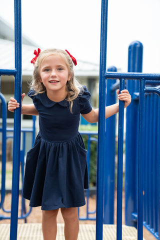 Prep School Dress Set ~ Navy