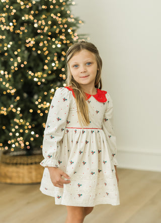 *PREORDER* Merry Mistletoe Charlotte Dress ~Long Sleeves