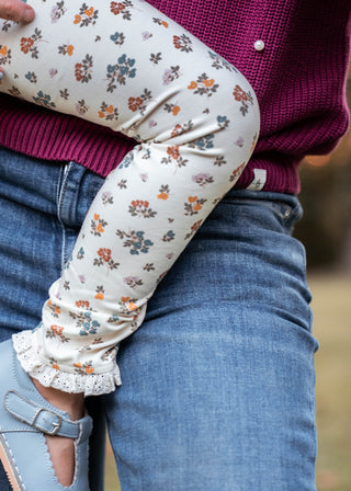 Fall Floral Legging Bundle ~ Gemstone Garden and Primrose