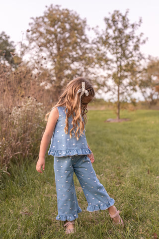 Candyland Denim Dolly Top