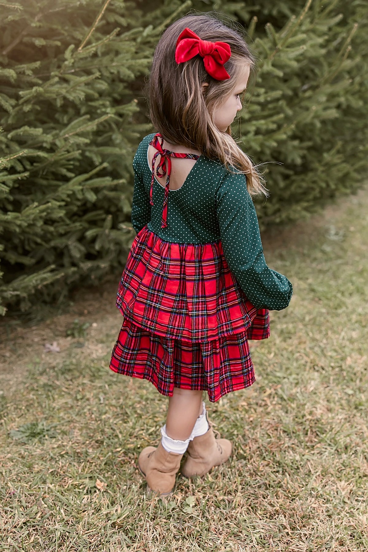 Merry Little Plaid Dress