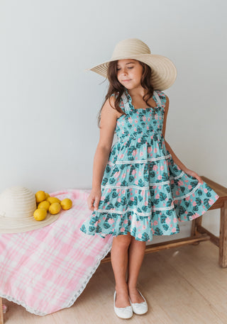 Hawaiian Smocked Dress