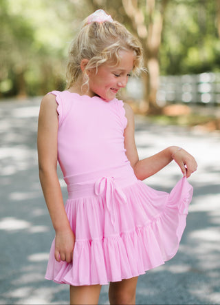 Bubble Gum Pink Culver Athletic Dress