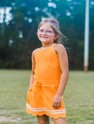 Gameday Scallop Athletic Set ~ Orange