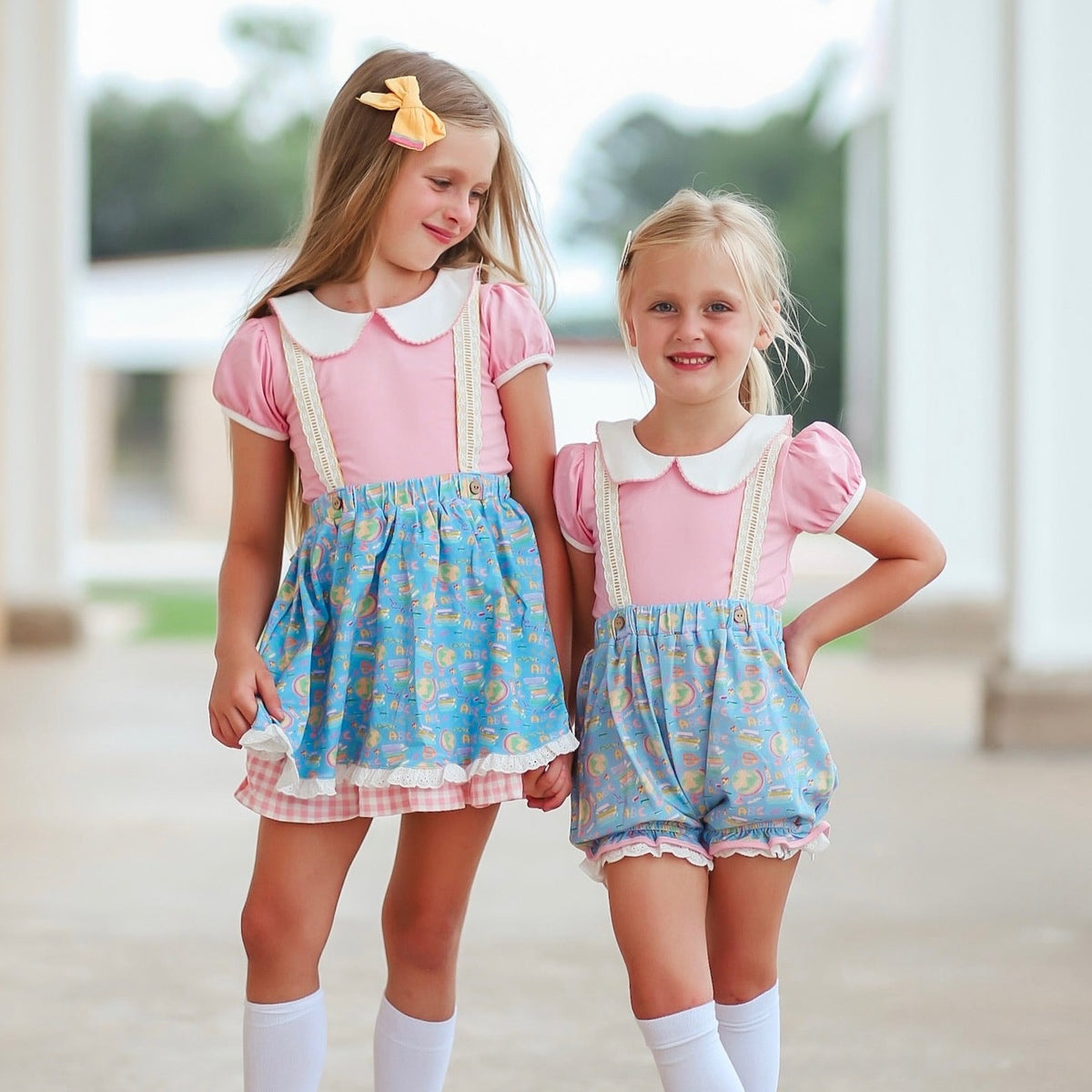 Places You&#39;ll Go Bloomer and Suspender Set