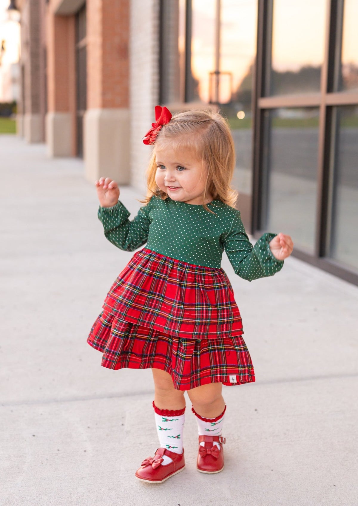 Merry Little Plaid Dress