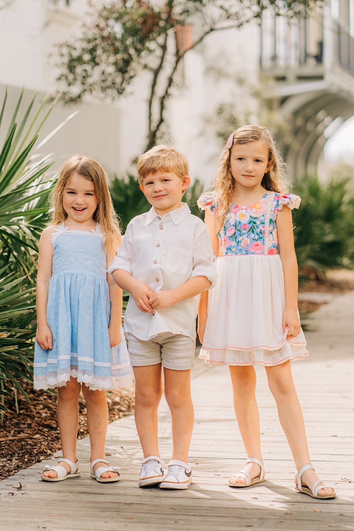 *PREORDER* Sky Breeze Eyelet Dress and Bloomer Set
