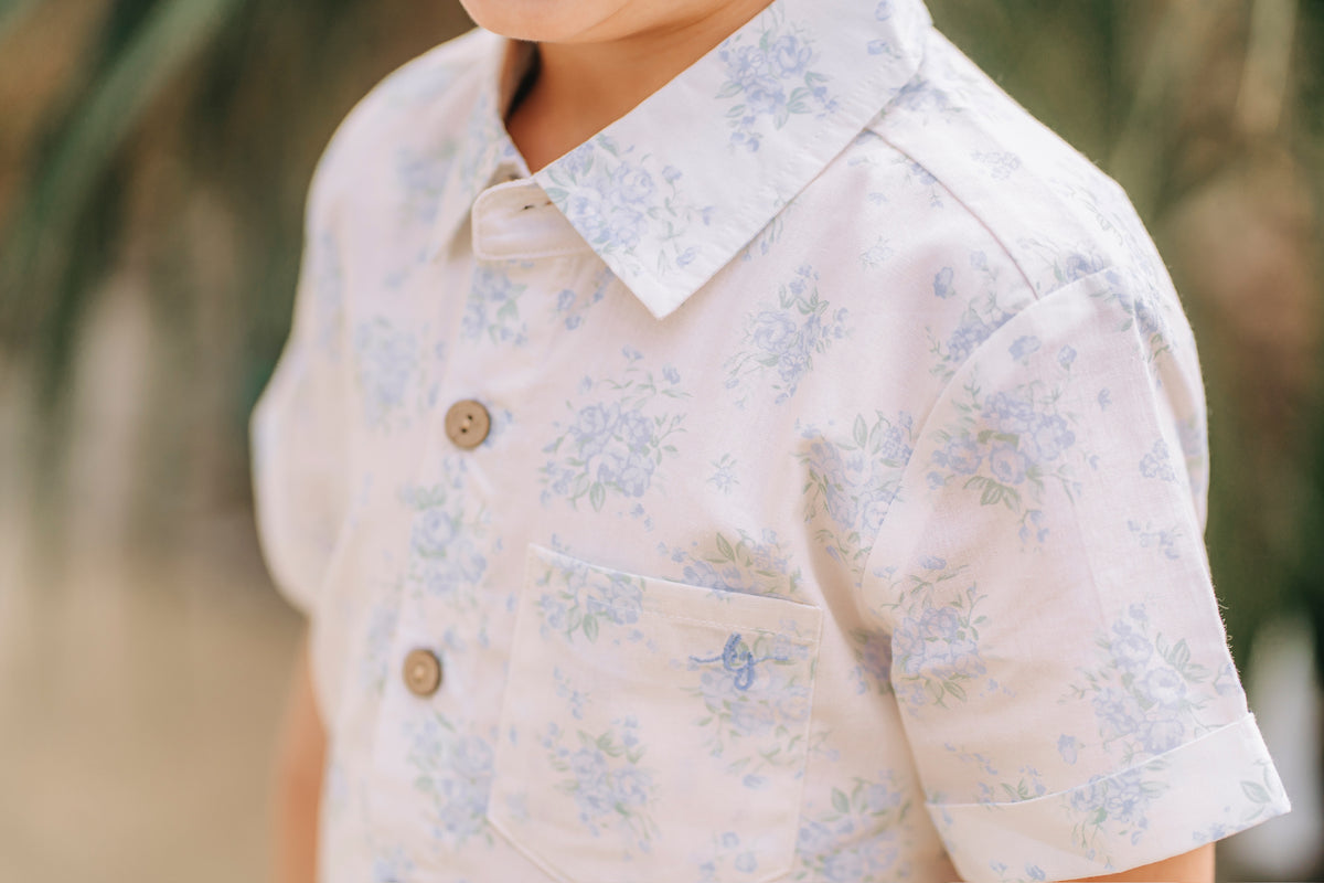 Garden Blues Button-up Shirt