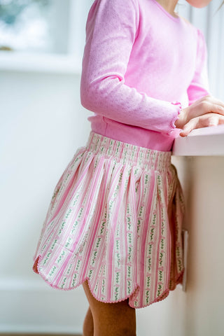 Heartstrings Scallop Skort