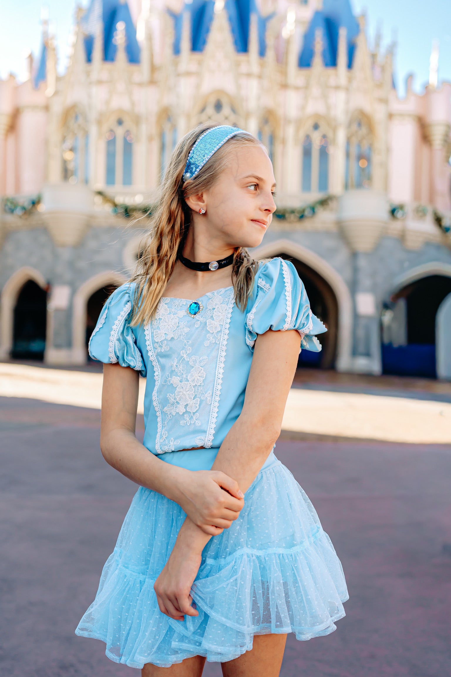 athletic princess dress Girls Frozen Princess Athletic Dress | Ice Princess