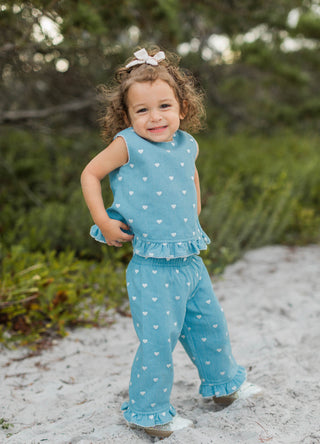 Candyland Denim Dolly Top