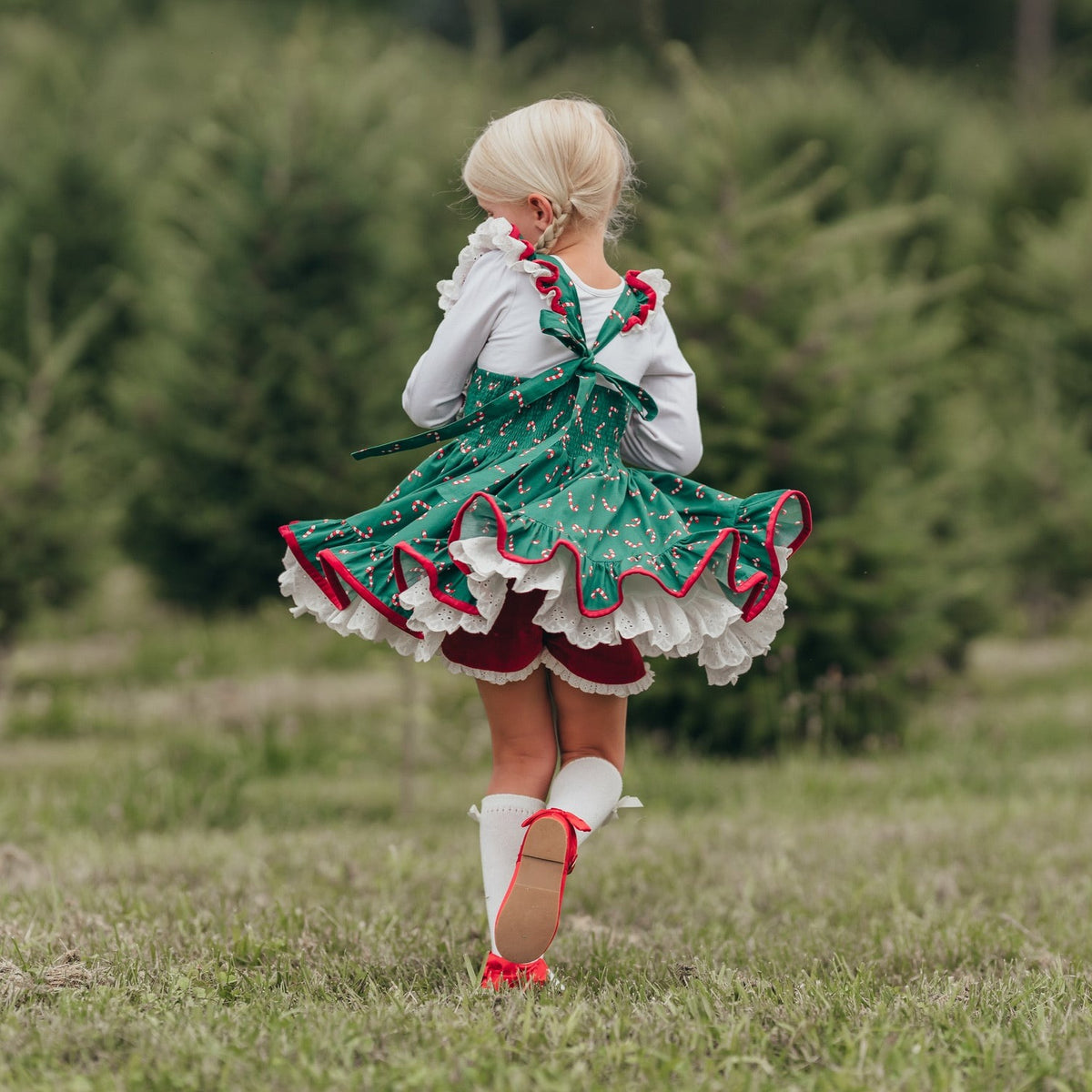 *PREORDER* Peppermint Candy Pinafore