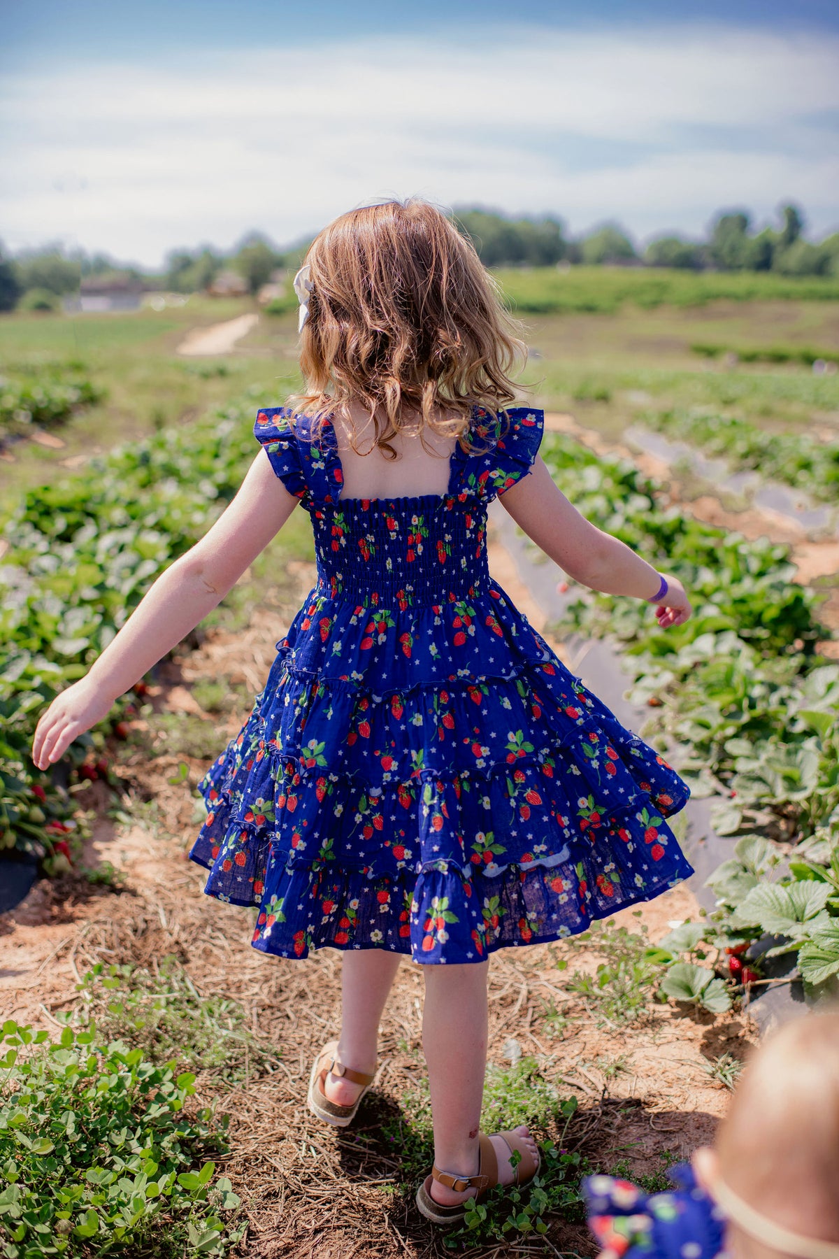 Strawberry Stars Gauze Dress
