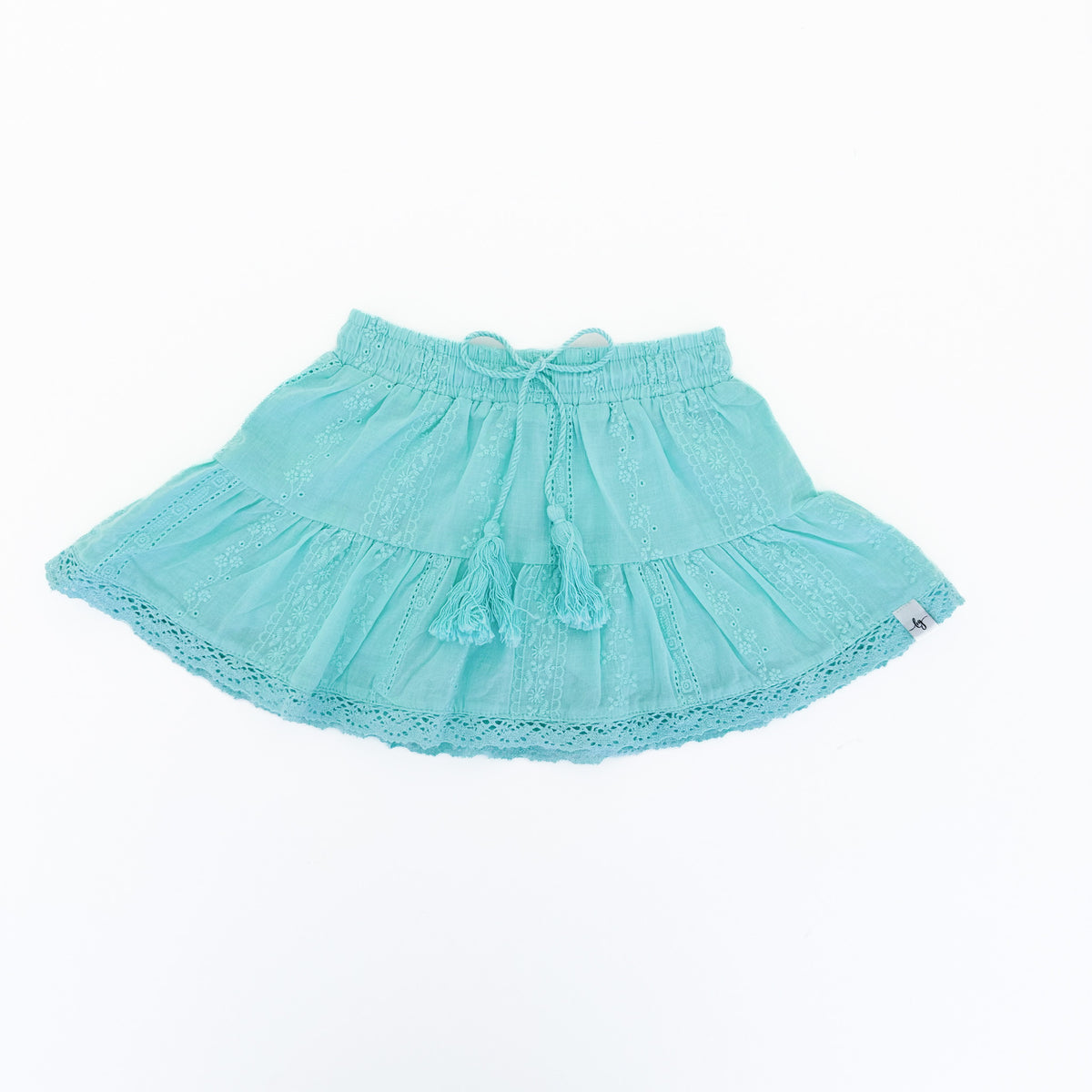 Boho Beach Skort - Aqua