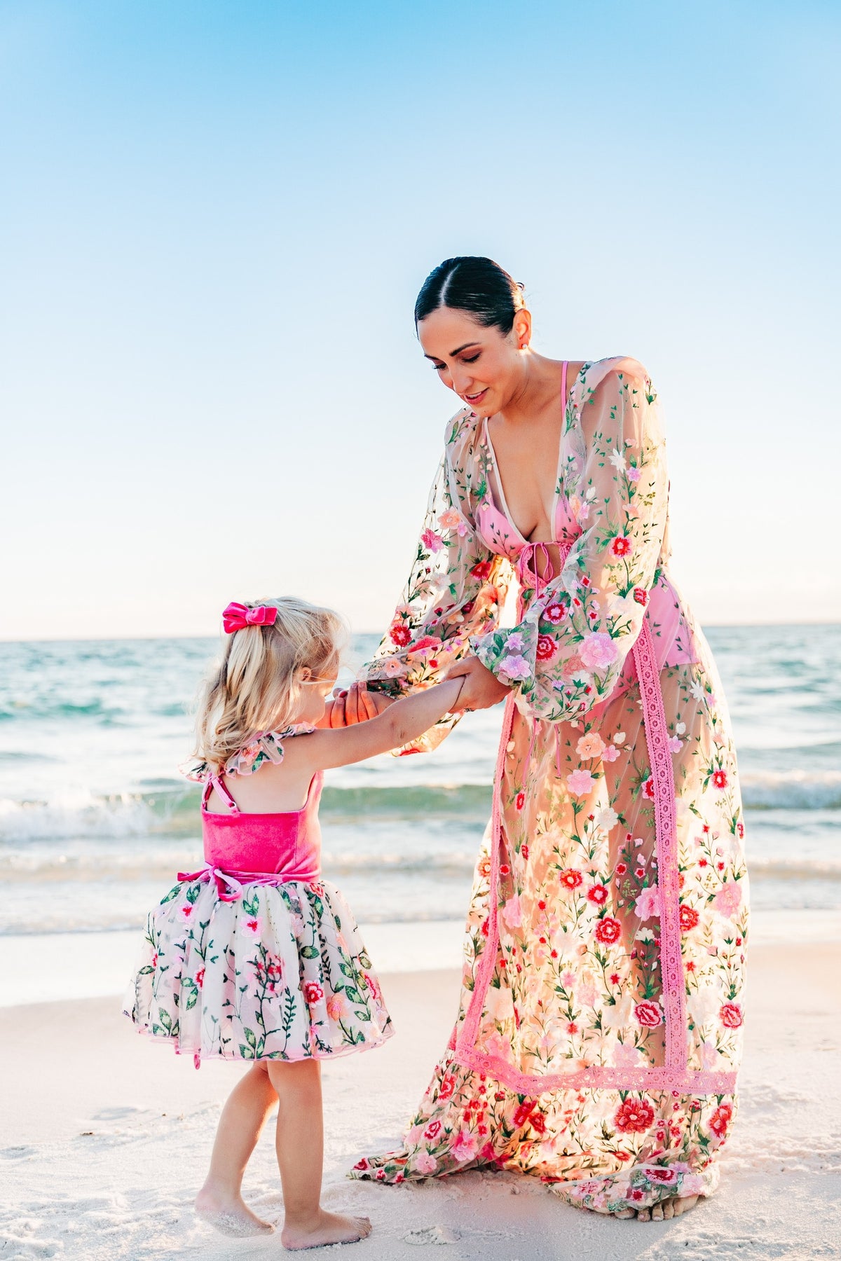 *PREORDER* Rose Petal Enchantment Flutter Sleeve Dress and Bloomer Set