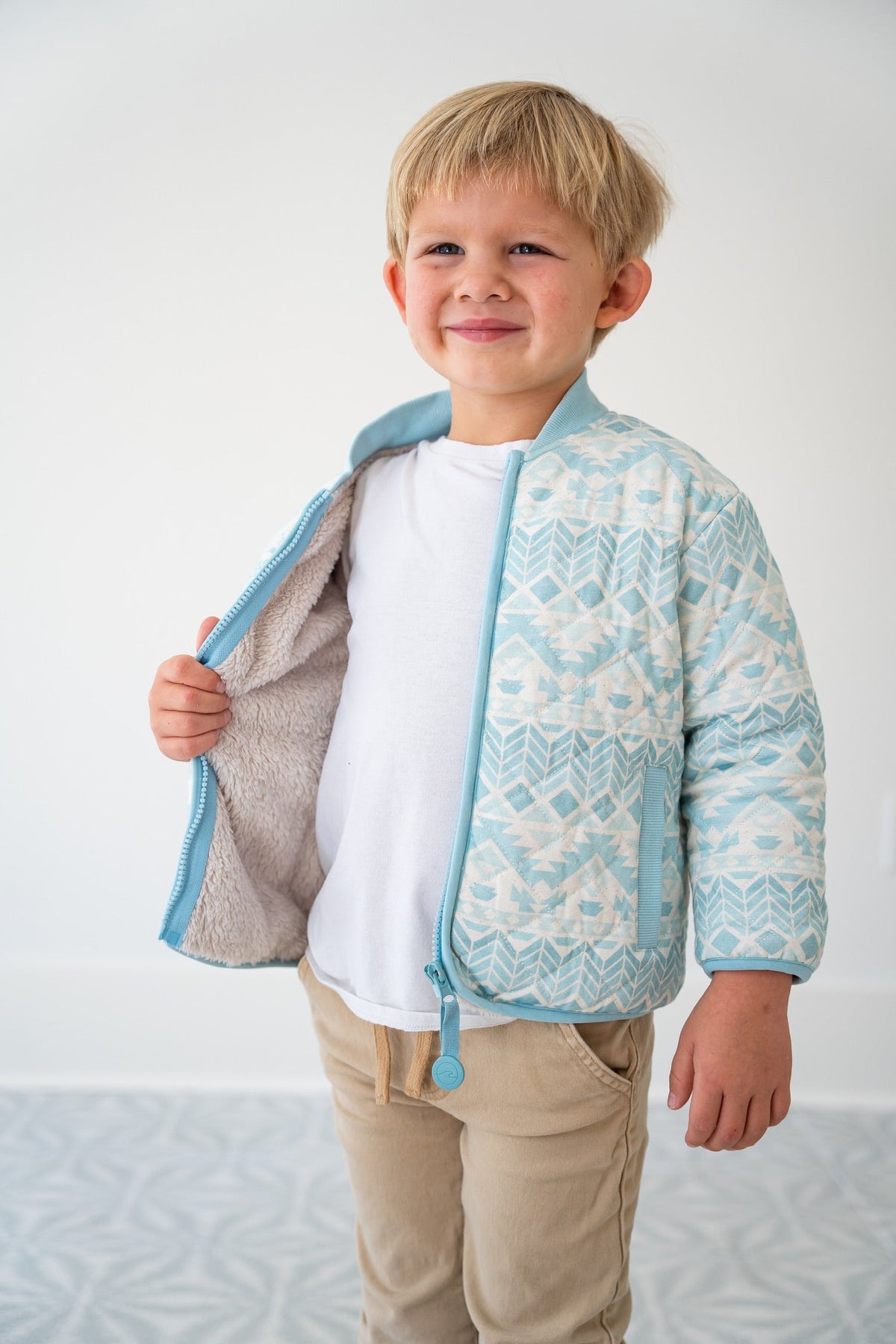 Coastal Breeze Aztec Bomber Jacket by Smith Coastal