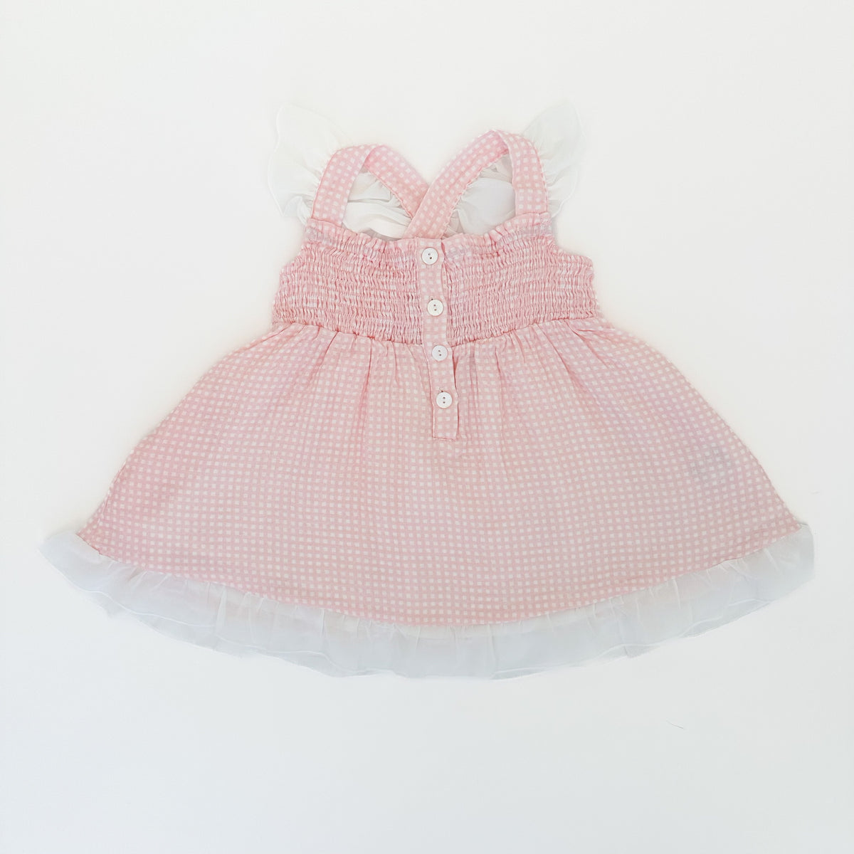 Pink Gingham Tunic and Bloomer Set
