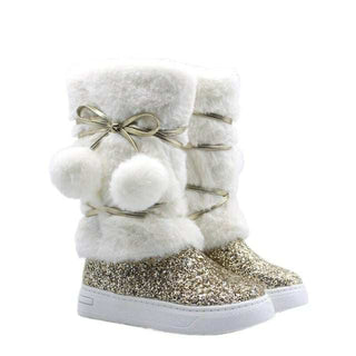 Golden Frost Snow Boots