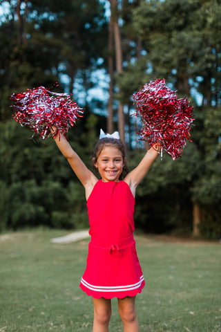 Gameday Scallop Athletic Set ~ Red