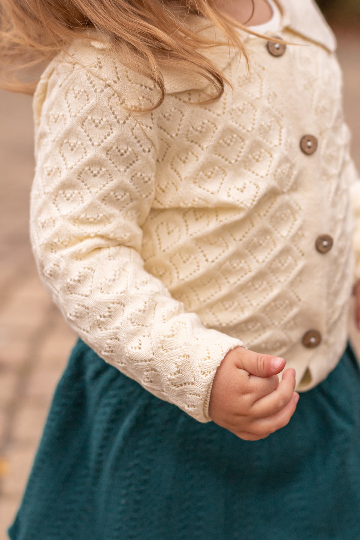 Cream Sweetheart Cardigan