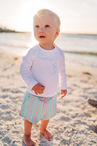 Boardwalk Striped Boy Shorts