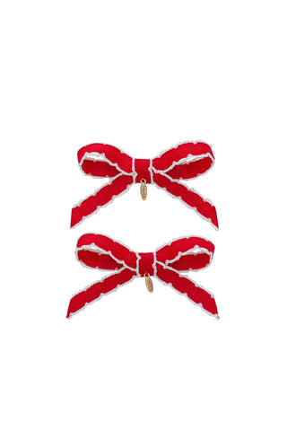 Gerber Moonstitch Clip Set of 2 - Red