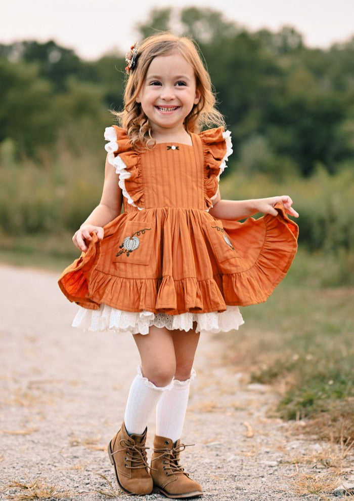 Pretty as a Pumpkin Pinafore