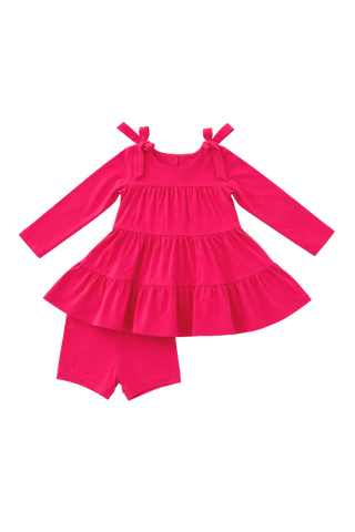 Long Sleeve Basic Set ~ Rose Pink