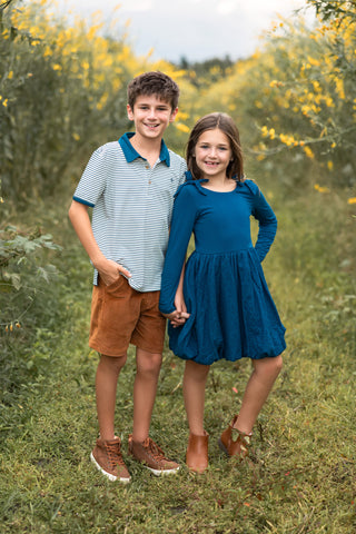 Blue Spruce Bubble Dress