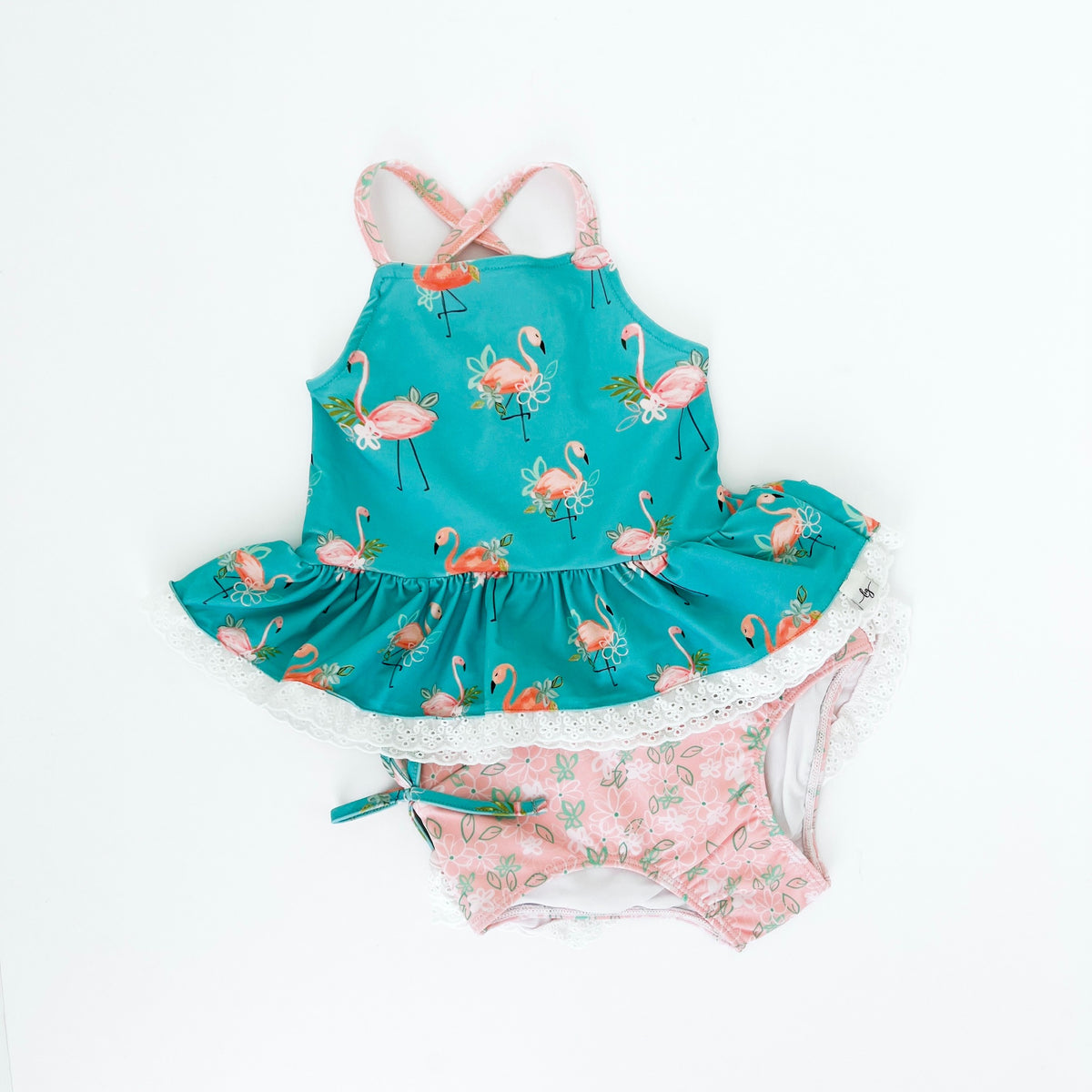 Fanciful Flamingo Tankini