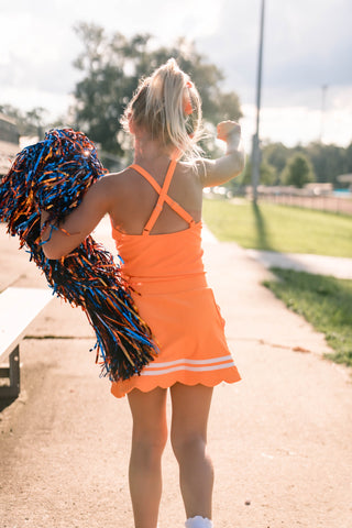 Gameday Scallop Athletic Set ~ Orange