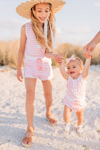 Candy Striped Romper