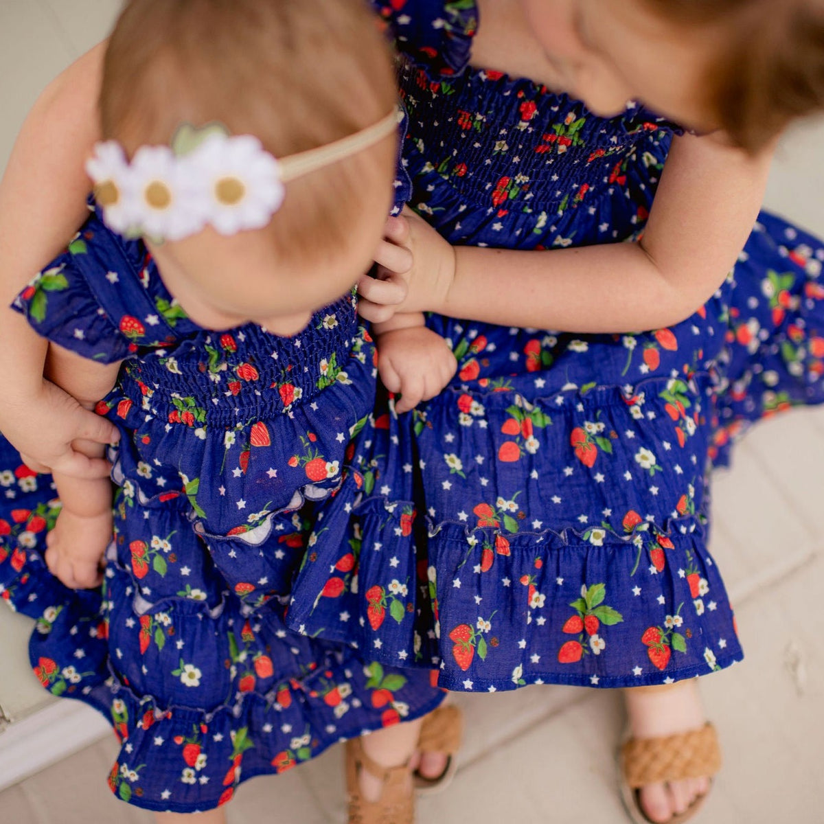 Strawberry Stars Gauze Dress