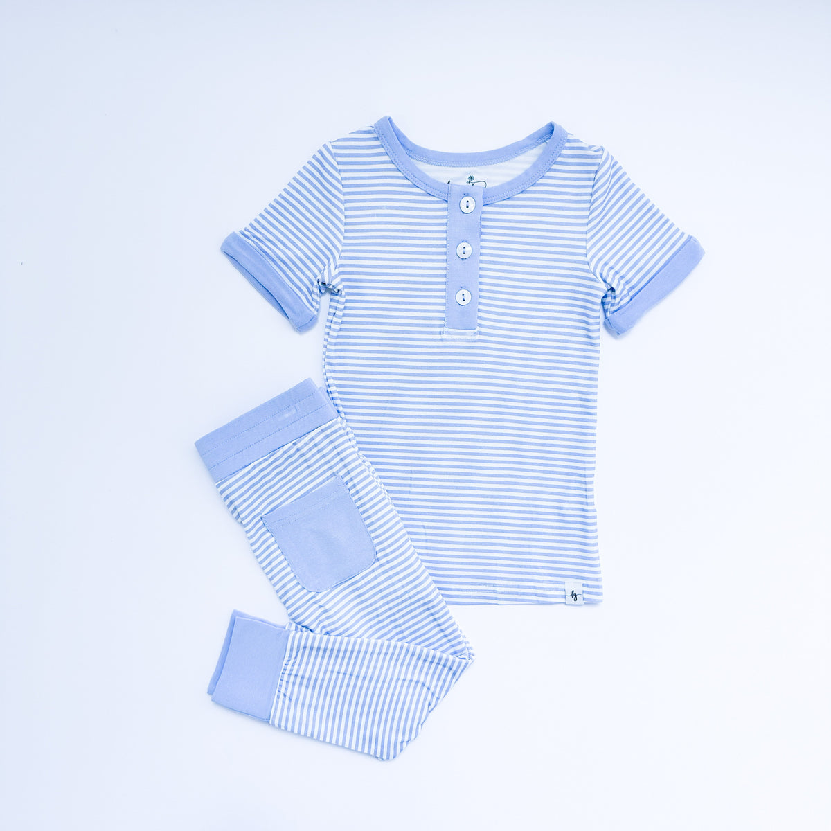 Sky Blue Stripe Comfort Set